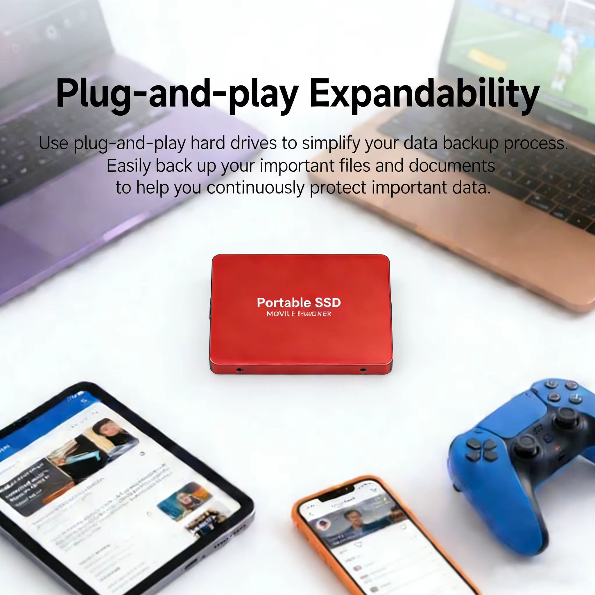 Disque SSD portable de marque 4 To