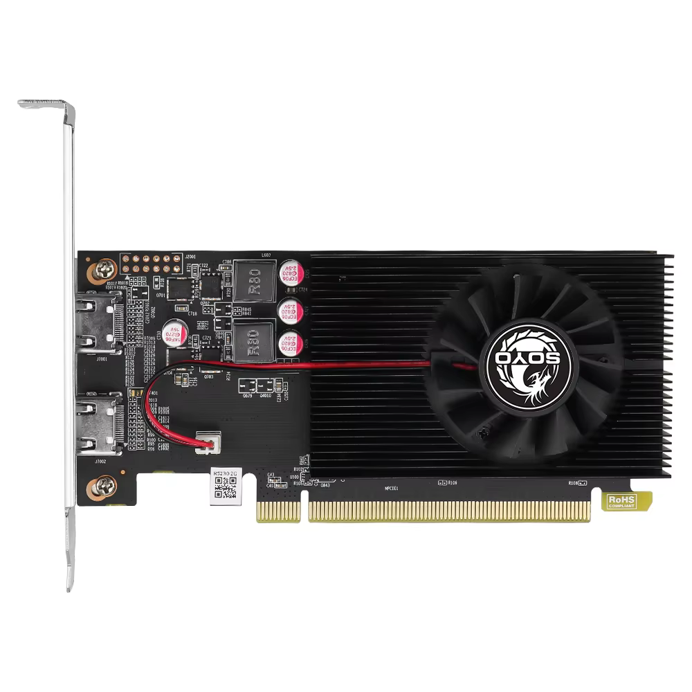 SOYO AMD R5 230 2GB GDDR3 carte graphique HDMIx2 64 bits pour ordinateur PC