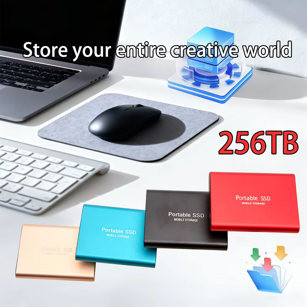 SSD externe portable 1 To 2 To 4 To USB 3.2 Gen 2 Type-C