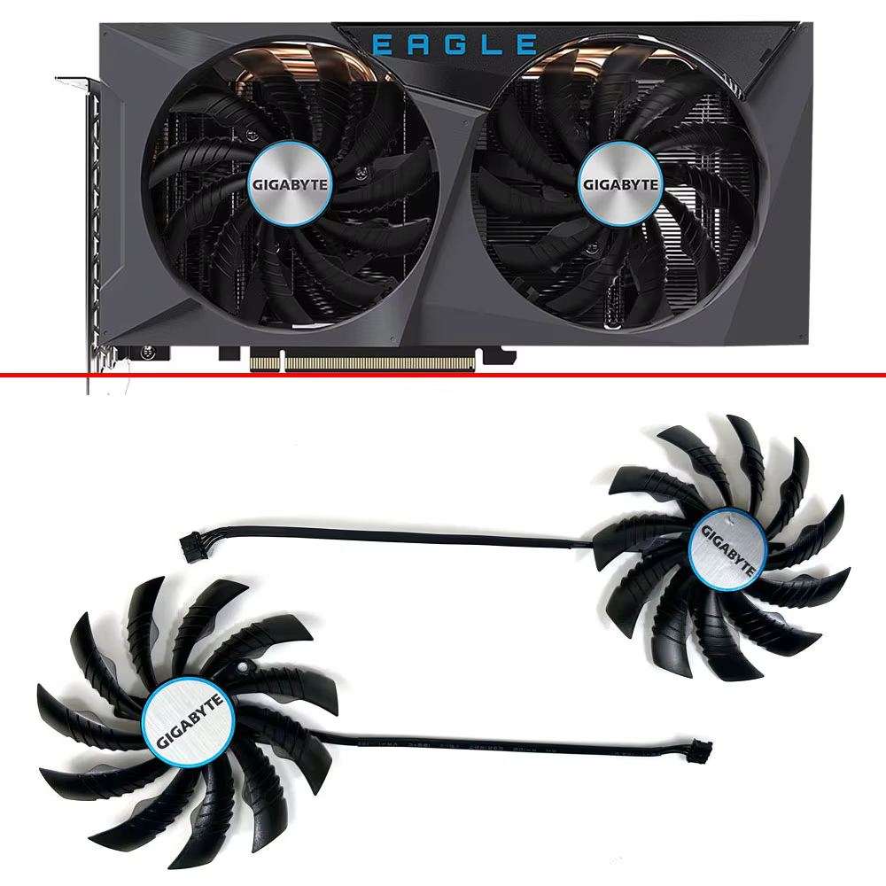 Ventilateur de refroidissement pour carte graphique Gigabyte GeForce RTX 3060 3060Ti EAGLE OC 95MM PLD10010S12H RTX3060 RTX3060Ti