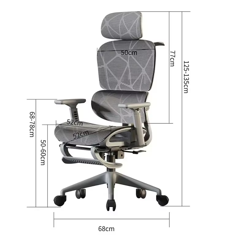 Chaise ergonomique appui-tête 3D fauteuil chaises De jeu ordinateur inclinable Massage relaxant Silla De Escritorio mobilier De bureau