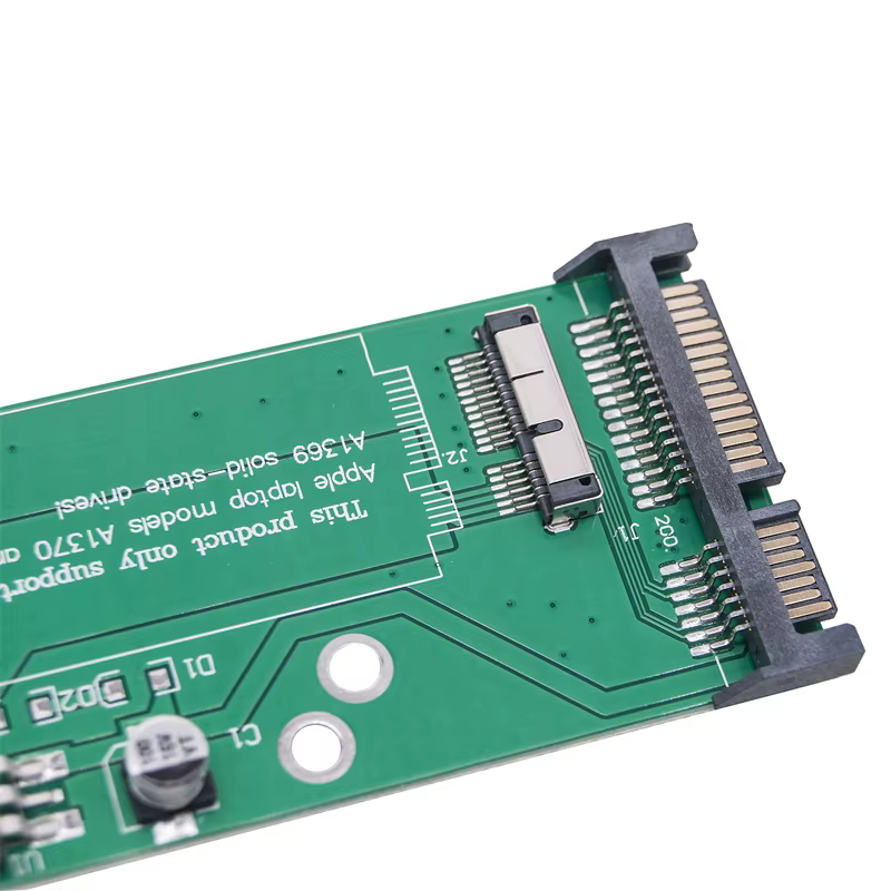 Adaptateur MAC 2010 2011 vers SATA, convertisseur de carte Riser pour Macbook AIR 2010 – 2011 A1369 A1370 A1375 A1377 MC505 12 + 6 broches SSD, nouveau