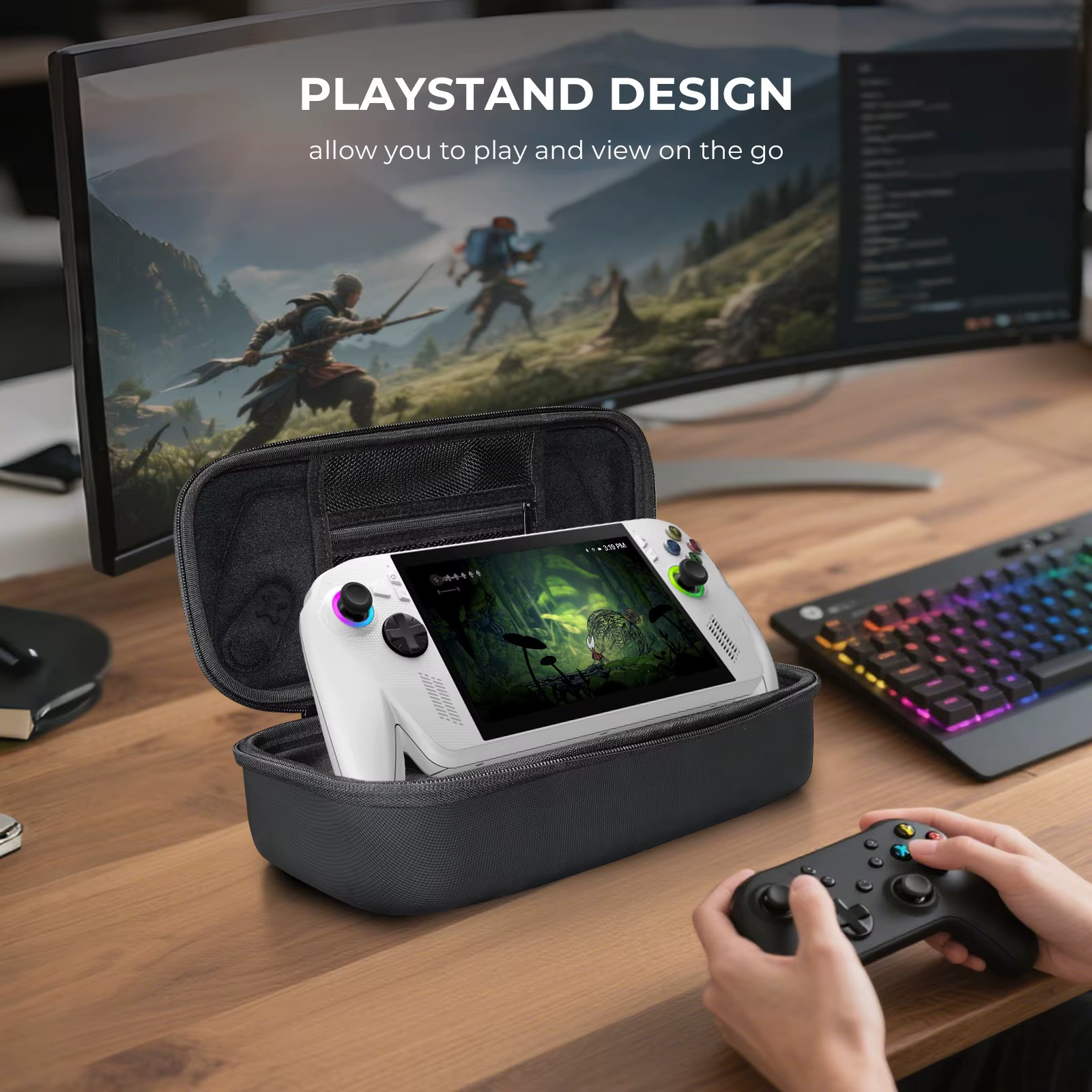 Sac de rangement portable antichute et antichoc pour console ROG XBOX Ally