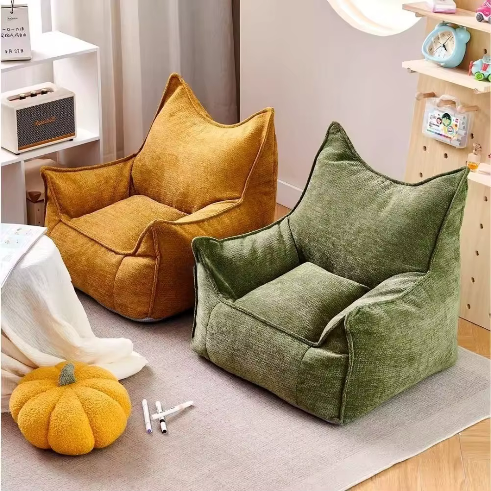 Petit canapé simple, chaise pour chambre d'enfant, salon, bébé, pouf, chaise de loisirs simple, canapé Portable épais Chai