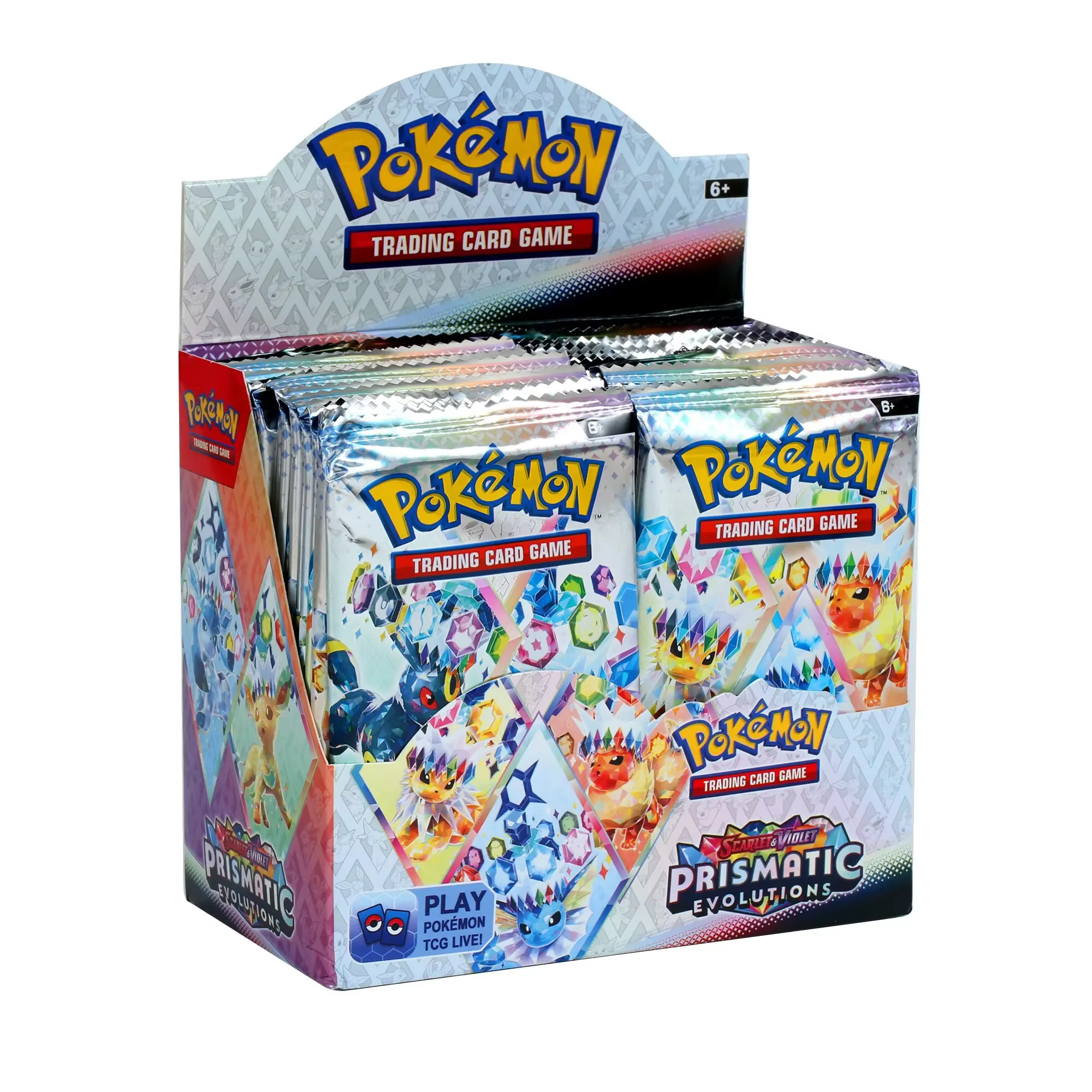 Lot de boosters de cartes Pokémon v10 Destined Rivals Prismatic Evolutions Scarlet Violet 151 – Cartes à collectionner en anglais – Cadeaux