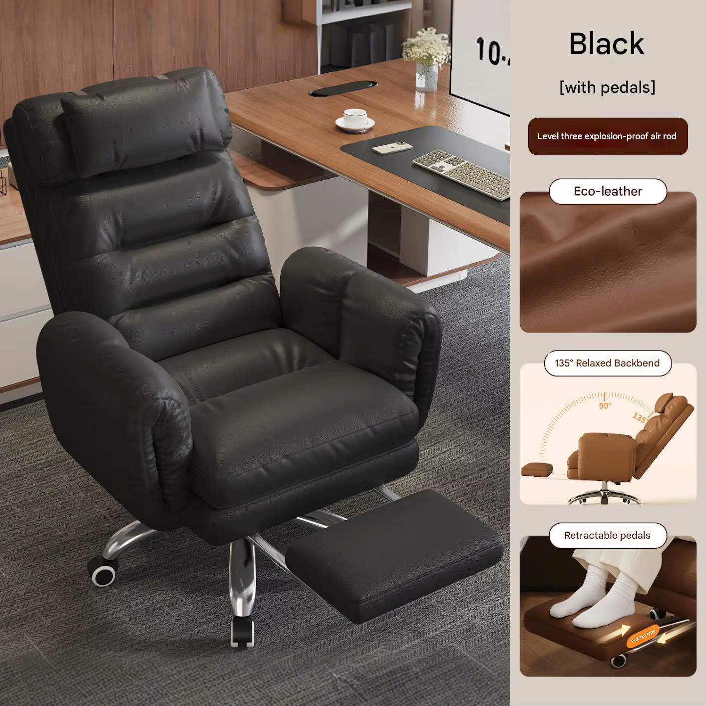 Chaise de bureau transparente pas chère